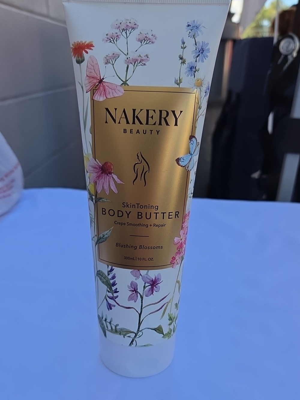 Nakery Beauty Blushing Blossoms Body Butter - White & Gold Floral